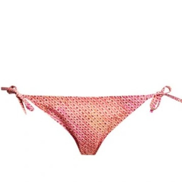 ISABEL MARANT Stef Print Bikini Bottoms In Tangerine - Picture 3 of 4